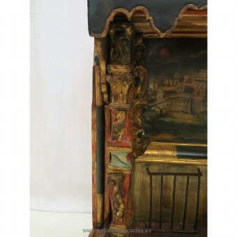Antique Altarpiece for puppet theater performance