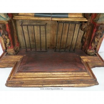 Antique Altarpiece for puppet theater performance