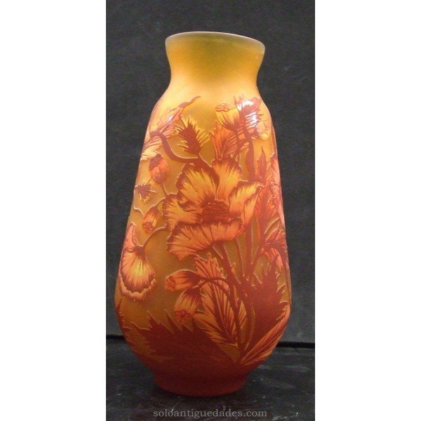 Antique Vase with floral decoration