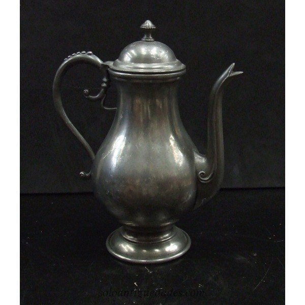 Antique Coffee silver S-shaped handle