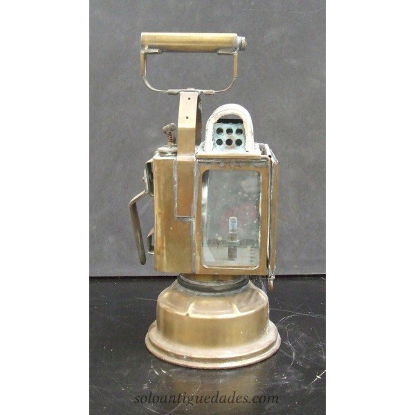 French railroad lantern lamp
