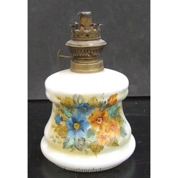 Antique Porcelain lamp with floral