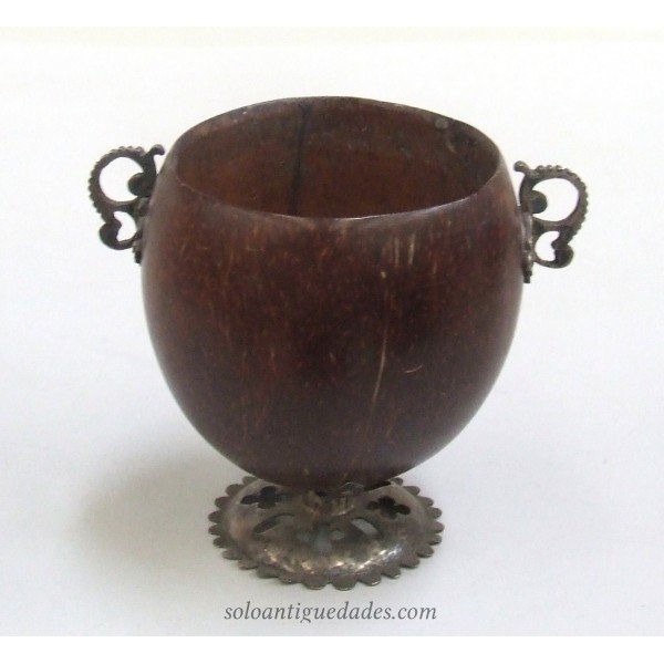 Wood-Cup Glass globular