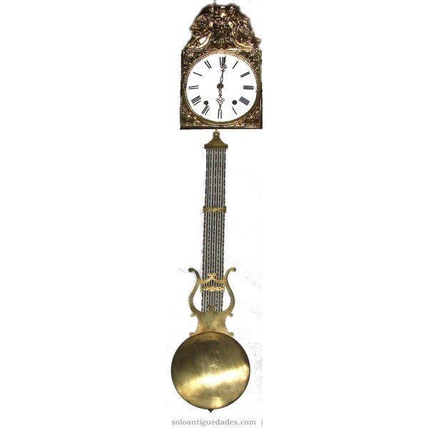 Antique Watch Type Morez. Representing love scene in crown