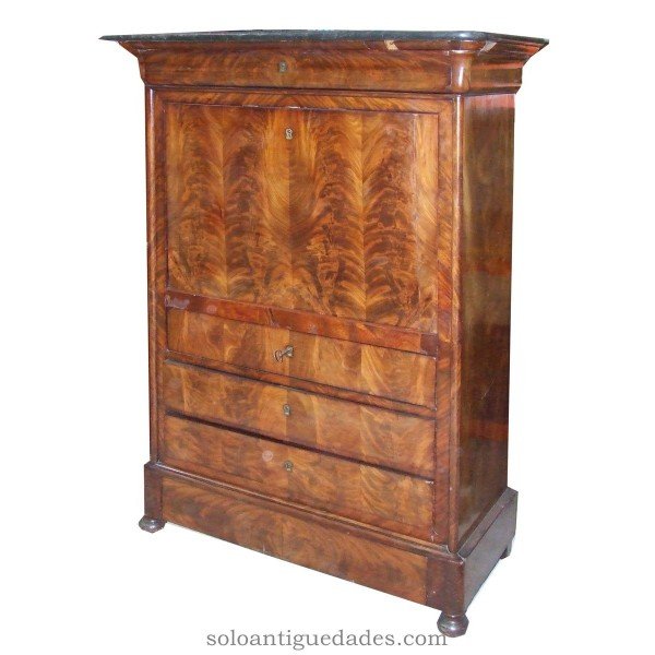 Antique Wooden commode with marble top