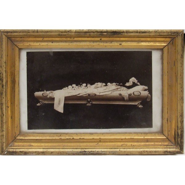 Antique Photography funeral girl