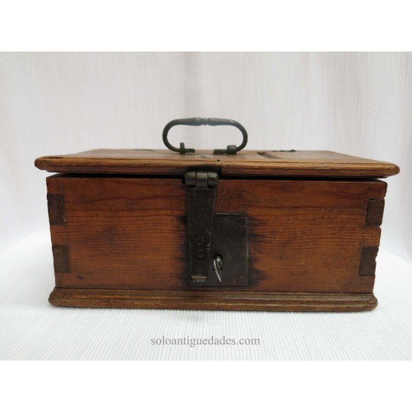 Wooden alms box