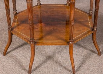 Antique Fine Rosewood & Inlaid Centre Table