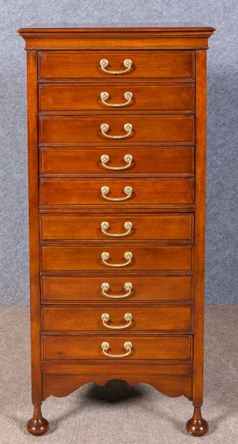 Edwardian Folio Chest of Drawers