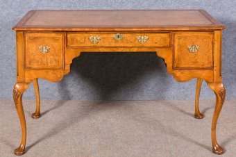 Queen Anne Style Walnut Writing Table