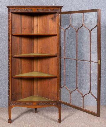 Antique Chippendale Style Corner Cabinet