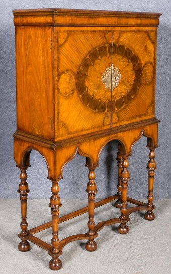 Antique William and Mary Style Cocktail Side Cabinet
