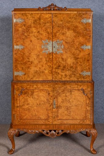 Good Quality Queen Anne Style Cocktail Cabinet