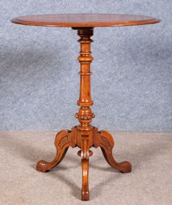 Antique Victorian Inlaid Occasional Table