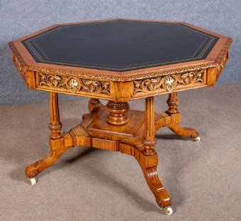 Good Oak  Library Drum Table