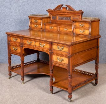 Antique James Shoolbred Walnut Desk