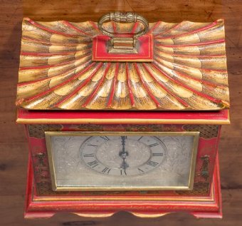 Antique Chinoiserie Mantle Clock