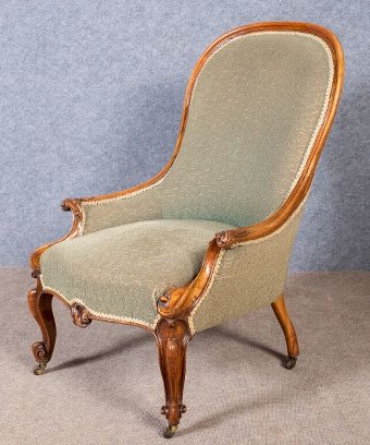 Victorian Walnut Armchair