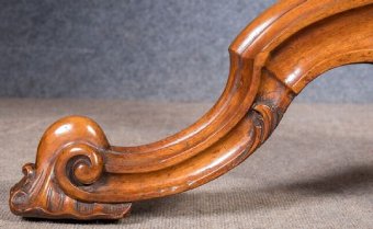 Antique Victorian Burr Walnut Dining Centre Table