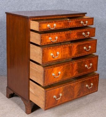 Antique Edwardian Inlaid Chest of Drawers