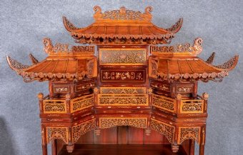 Antique Spectacular Chinese Display Cabinet