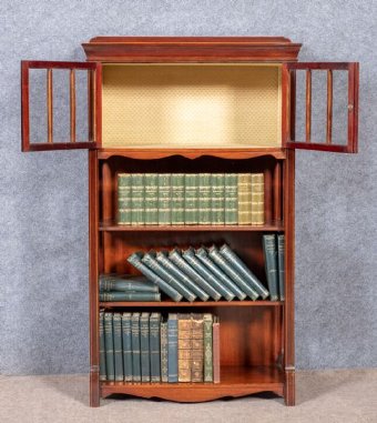 Antique Small Edwardian Bookcase
