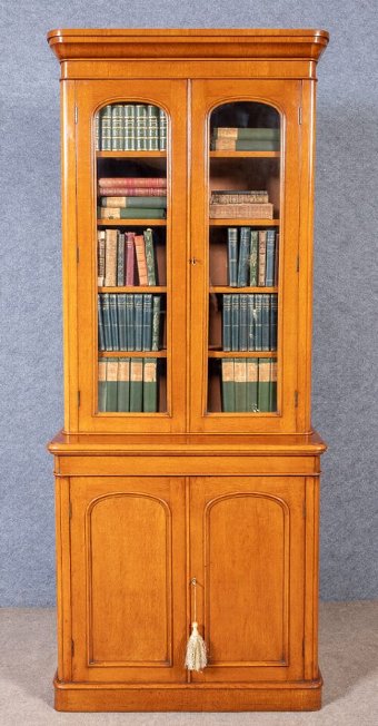 Antique Good Quality Victorian Oak Bookcase