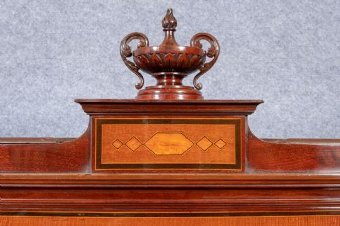 Antique Fine Sheraton Revival Display Cabinet