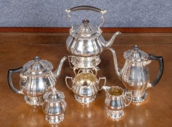 6 Piece Solid Silver Tea Set