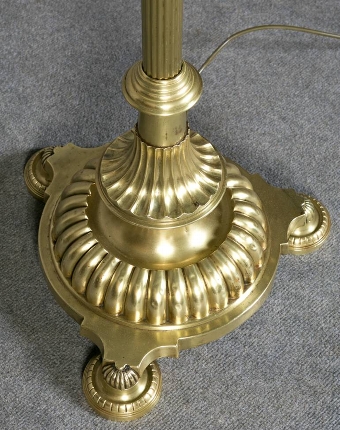 Antique Brass standard lamp
