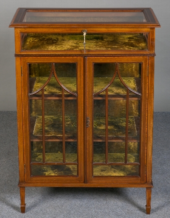 Antique Edwardian Display Cabinet