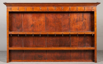 Oak dresser rack late 18th century