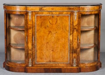 Walnut credenza