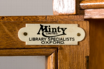 Antique Oak 8 door Stacking Bookcase