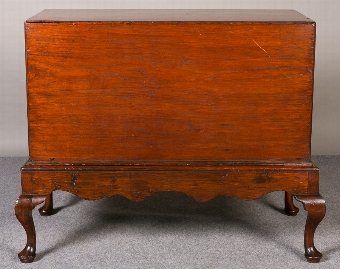 Antique Campaign Chest On Stand