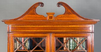 Antique Sheraton Revival Bookcase