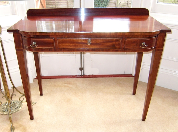 Antique George 111 Mahogany and Inlaid Side Table circa 1800
