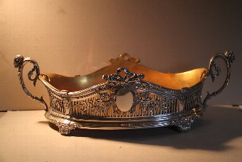 Solid silver center piece/ jardinier