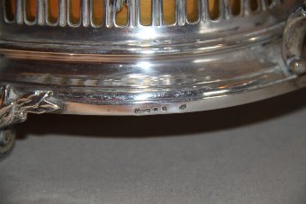 Antique Solid silver center piece/ jardinier