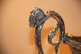 Antique Solid silver center piece/ jardinier