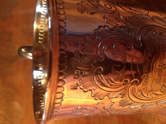 Antique Silver christening mug