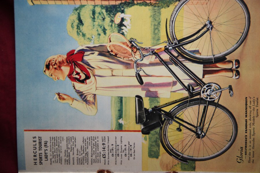 Antique 1930s Hercules  cycle/bike catalogue 