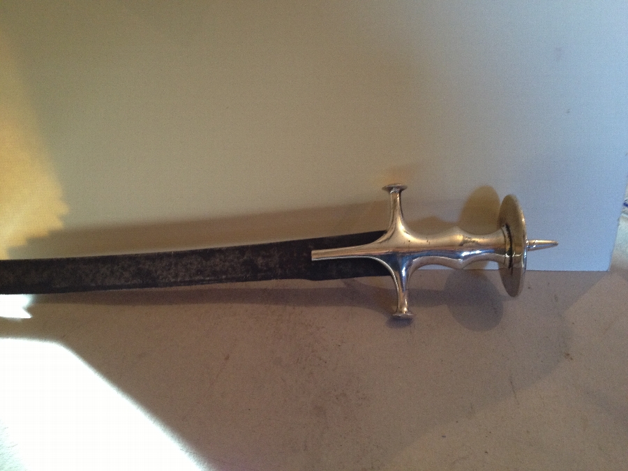 Antique Tulwar sword silver handle. Marcus your email not working for me phone 00353872339221 