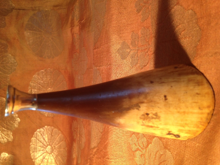Antique 18thc Horn Pipe Tamper ANTIQUES.CO.UK