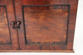 Antique Good Early 19th Century Antique Georgian Mahogany Inlaid bookcase, cabinet 