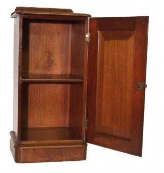 Antique Victorian mahogany bedside cabinet