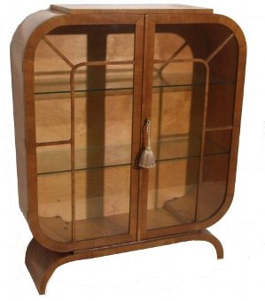 Antique Art Deco Display cabinet