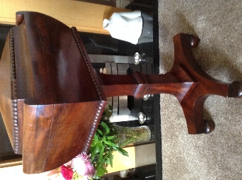 Regency mahogany teapoy c1835