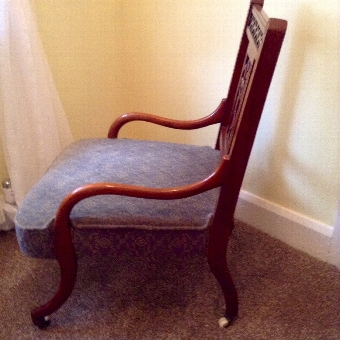 Antique Victorian nursing chair c1890