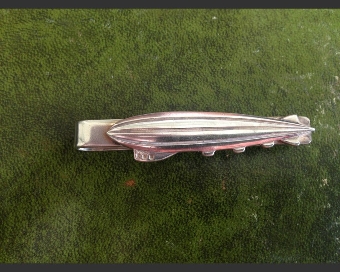 Stirling Silver 'Airship' Tie Slide